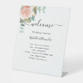 結婚のタイムラインプログラムバラ金ゴールドフローラ 台座サイン (正面)