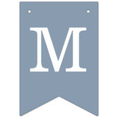 結婚のダスティブルーナーズシンプルズ バンティングフラッグ (第3の旗)