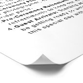 結婚のチェックリスト – ウェディングプランナー日 ポスター (角)