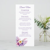 結婚のディナーとバーメニュー – アイランドロマンス メニュー (スタンド正面)