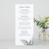 結婚のディナーとバーメニュー – トロピカルドリーム メニュー (スタンド正面)