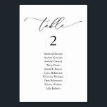 結婚のディナーモダン客席表N テーブルナンバー<br><div class="desc">のディナ結婚ーゲストシーティングテーブルチャートカードモダンは、クラッシーカスタマイズロマンチックなテーマの文字と削除し、またはあなたの結婚式のパーティーの色のテーマで記入した。</div>