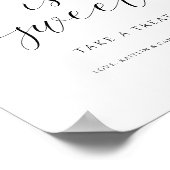 結婚のデザートサインラブは甘いお菓子ビュッフェ ポスター (角)