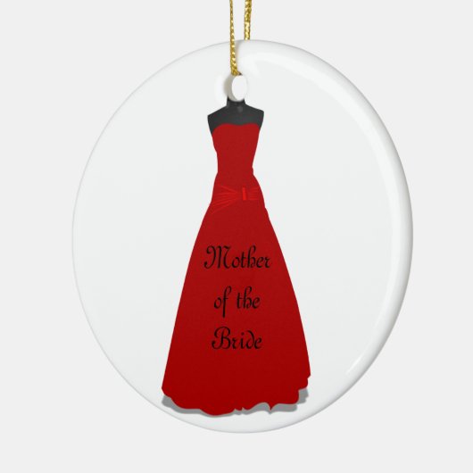結婚のドレスのお母さんオーナメント セラミックオーナメント (左)