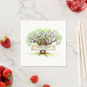 結婚のナプキンス – The Love Tree スタンダードカクテルナプキン (インサイチュ)