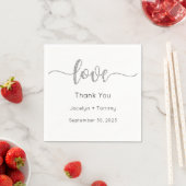 結婚のナプキン、テーブルナプキン、ディナー、ランチ スタンダードカクテルナプキン (インサイチュ)