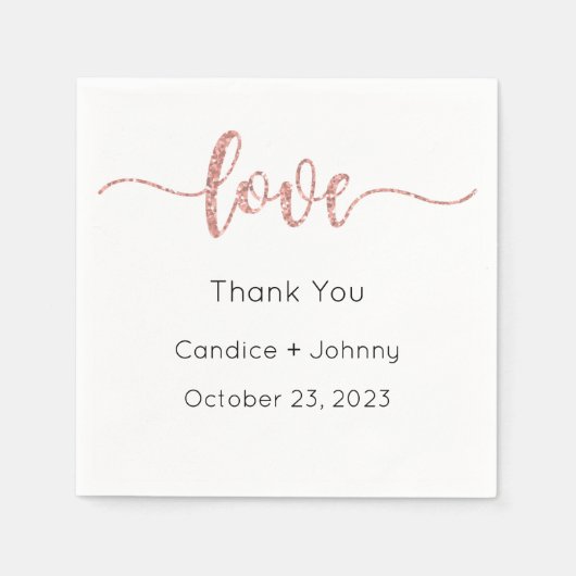 結婚のナプキン、テーブルナプキン、ディナー、ランチ スタンダードカクテルナプキン (正面)