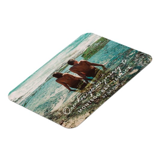 結婚のハネムーン白書の行先 マグネット (左側)