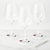 結婚のハロウィーン10月ワインマーカーラベル ワイングラスタグ (セット)