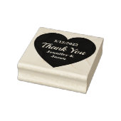 結婚のハートとThank You文字 ラバースタンプ (スタンプ)