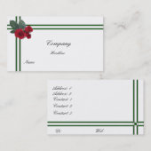 結婚のバラプロファイルカード 名刺 (正面/裏面)