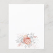 結婚のバラ金ゴールドフローラ銀予算の招待 チラシ (裏面)