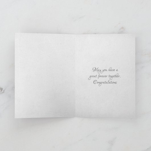 結婚のバラ カード (内部)