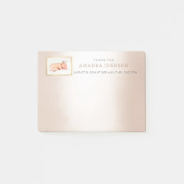 結婚のパーソナライズされたベビーはギフトお願い ポストイット