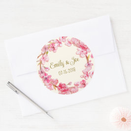 結婚のパーソナライズされた人 ラウンドシール