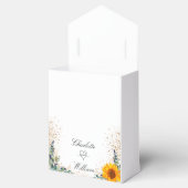 結婚のヒマシグリッター感謝していユー フェイバーボックス (オープン)