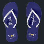 結婚のビーチサンダルブライダルパーティ、ビーチ花嫁 ビーチサンダル<br><div class="desc">ビーチサンダルはウェディングパーティー全体に、ゲストは結婚バチェロレッテの週末に。金ゴールドハート</div>