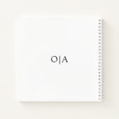 結婚のフォトゲスト ノートブック (裏面)