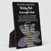 結婚のフォトスカベンジャー狩りブラック フォトプラーク (側面)
