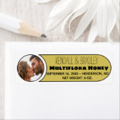 結婚のフォトハニー ラベル (インサイチュ)