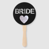 結婚のフォトブースProps Bride & Groom ハンドファン (正面)