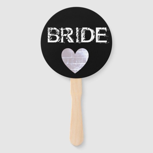 結婚のフォトブースProps Bride & Groom ハンドファン (正面)