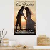 結婚のフォトムービーのポスター – 自分で作成 ポスター (キッチン)