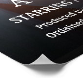 結婚のフォトムービーのポスター – 自分で作成 ポスター (角)