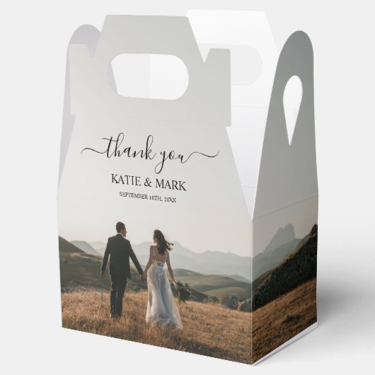 結婚のフォトメモリLove Script フェイバーボックス (オープン)