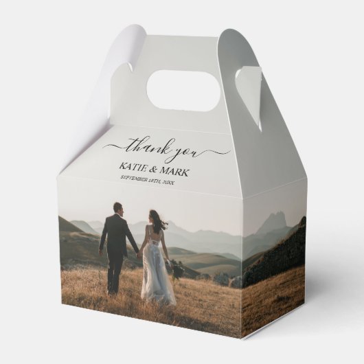 結婚のフォトメモリLove Script フェイバーボックス (正面サイド)