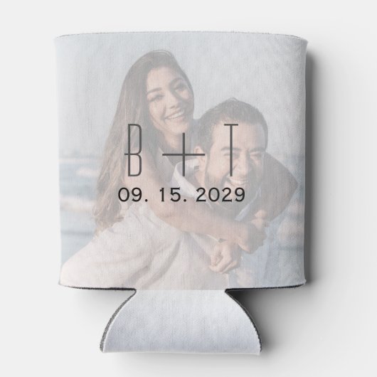 結婚のフォトモノグラムクーラーボックス 缶クーラー (裏面)