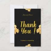 結婚のフラットサンキューカード サンキューカード (正面)