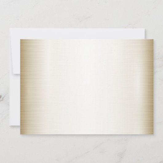 結婚のフローラゴールデン華美ハートフレームエレガント セーブザデート (裏面)