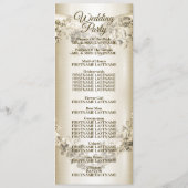 結婚のフローラゴールデン華美ハートフレームエレガント プログラム (裏面)