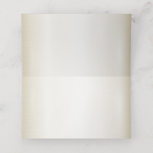 結婚のフローラゴールデン華美ハートフレームパーティー プレイスカード (内部開封)