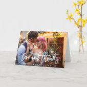 結婚のブモダンラシのラヴ感謝していフォッド カード (黄色い花)