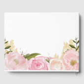 結婚のブライダルシャワー ゲストブック (裏面)