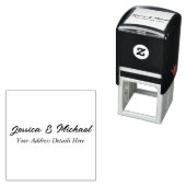 結婚のプモダンラエレガントインシンプルプロフェッショナル セルフインキングスタンプ (インサイチュ)