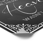 結婚のプリント「愛し恋しく思た天国」 ポスター (角)