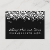 結婚のプレイスカードシルバーライト プレイスカード (裏面)