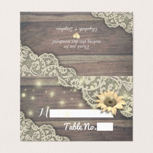 結婚のプレイステーブルナンバーレースひまわり木 (外部フラット)