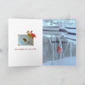 結婚のプロポーザルの結び目 シーズンカード (内部)