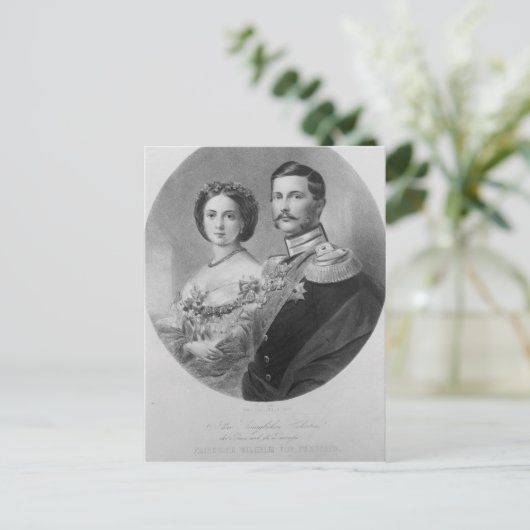 結婚のポートレートの高王室のさ ポストカード (スタンド正面)