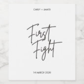 結婚のマイルストーンセット – ボトル3 ワインラベル (シングルラベル)