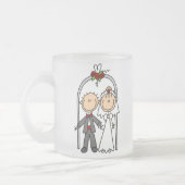 結婚のマグ フロストグラスマグカップ (左)