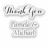 結婚のミニマクラシカルリスト シール (正面)