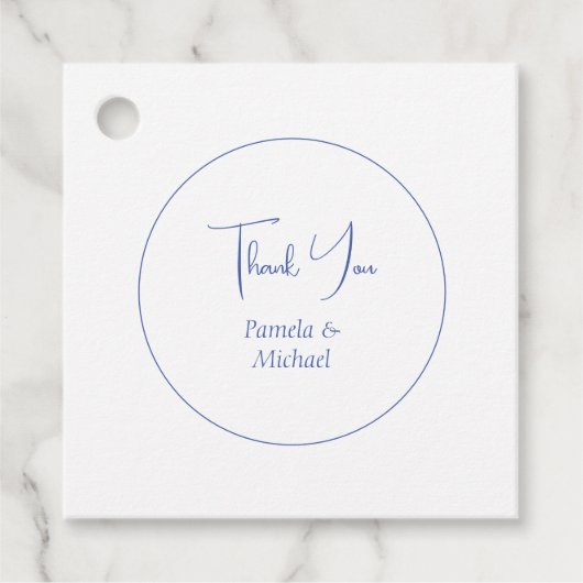 結婚のミニマクラシカルリスト フェイバータグ (正面)