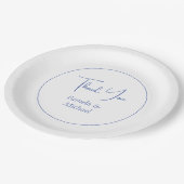 結婚のミニマクラシカルリスト ペーパープレート (アングル)