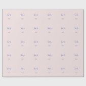 結婚のミニマクラシカルリスト ラッピングペーパー (フラット)