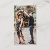 結婚のミニマシンプルリスト エンクロージャーカード (裏面)